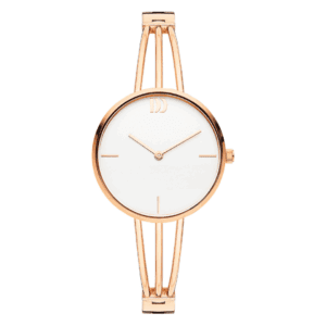 Reloj Danish Design Q1252IV67 para mujer, de acero pulido con tres brazos, diseño minimalista y elegante tipo pulsera