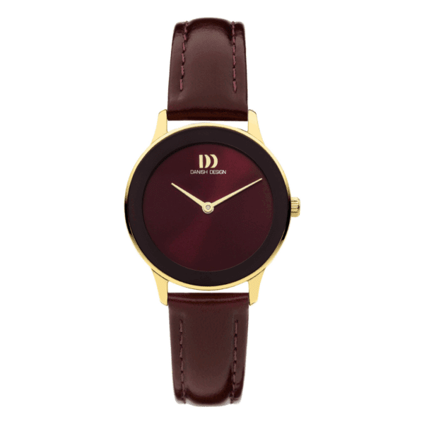 Reloj Danish Design Q1288IV27 para mujer con correa de piel, diseño escandinavo clásico actualizado con un toque moderno