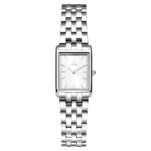 Reloj Danish Design Q1299IV62 Marie Silver Petite para mujer, diseño rectangular plateado con brazalete elegante