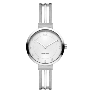 Reloj Danish Design Q1277IV72 para mujer, diseño elegante en titanio con correa tipo esclava y esfera cepillada vertical