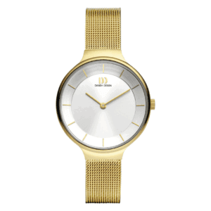Reloj Danish Design Q1272IV05 para mujer con esfera efecto rayos de sol, diseño clásico minimalista y elegante