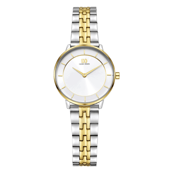 Reloj Danish Design Q1294IV95 para mujer, elegante con caja de acero y esfera rayos de sol
